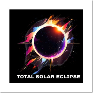 Total Solar Eclipse Astrology Celestial Astronomy Lovers Posters and Art